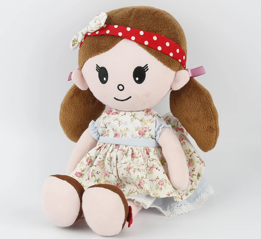 High Quality Soft Plush Baby Doll Cuddly Rag Doll For Girls - Buy Soft ...