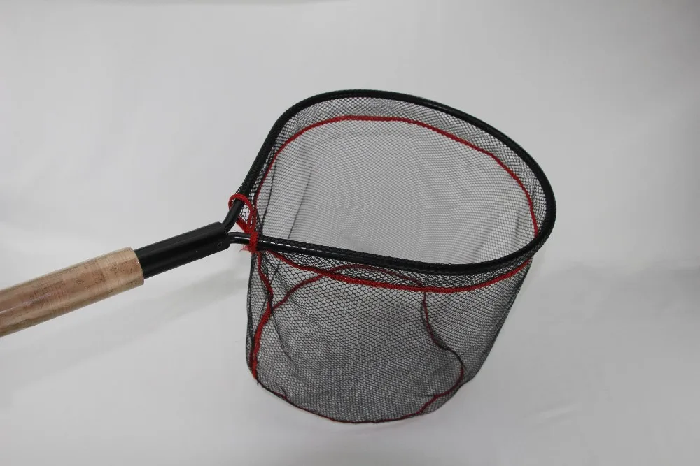 Aluminum Landing Nets Catch And Release Net Fish Saver Nylon Mesh For