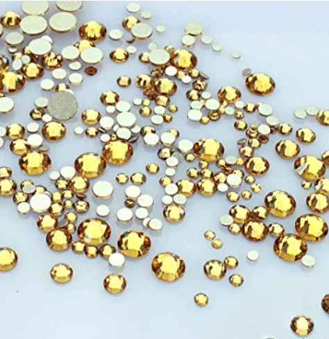 300 Strass Steine Hotfix Rhinestones SAPHIRE Ø2mm SS6