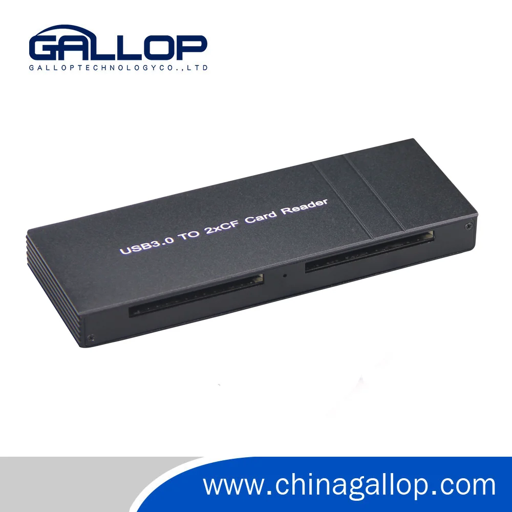 USB3.0 CF Card Reader/Writer support 2xCF with 2xUSB3.0 ports - ANKUX.COM