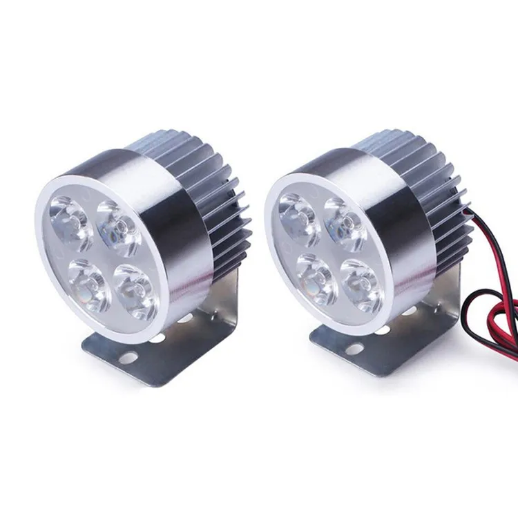 Led Motorcycle Headlight Aluminum Alloy Waterproof 12w Motorcycle