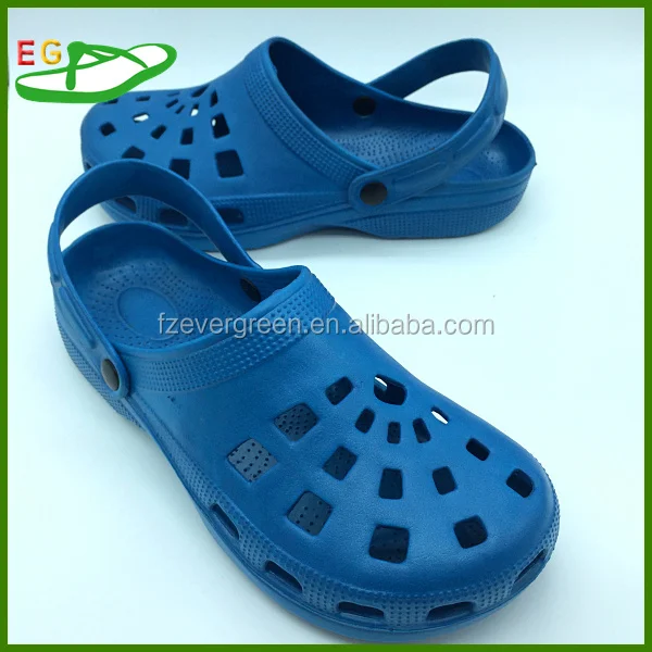 2015 China EVA Men's Garden Clogs Size 45 EGA0401-01Blue Colour Umbrella Type Mold