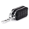Genuine Leather small key wallet car key wallet men women double zipper key wallet
