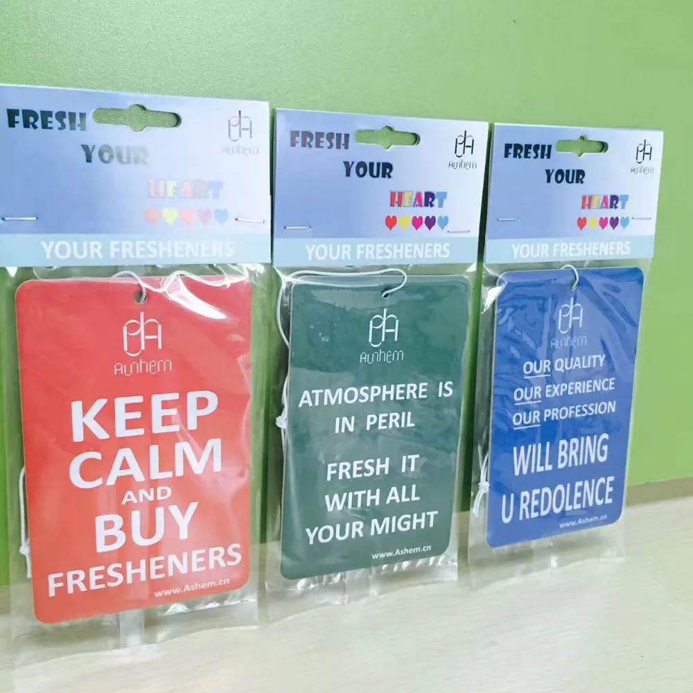 The Best Selling Car Freshener Trees With Logo Printing Ic844 Buy