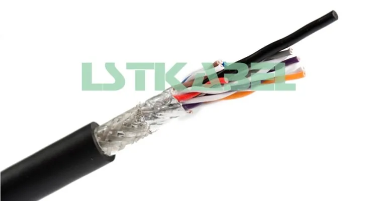 Multi Core PVC Jacket Double Shielded Twisted Pair Flexible Control Cable - ANKUX.COM
