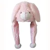 Fancy Baby Girl Pink Winter Fur Plush Rabbit Hat