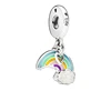 wholesale bracelet jewelry charms high quality rainbow zircon charms