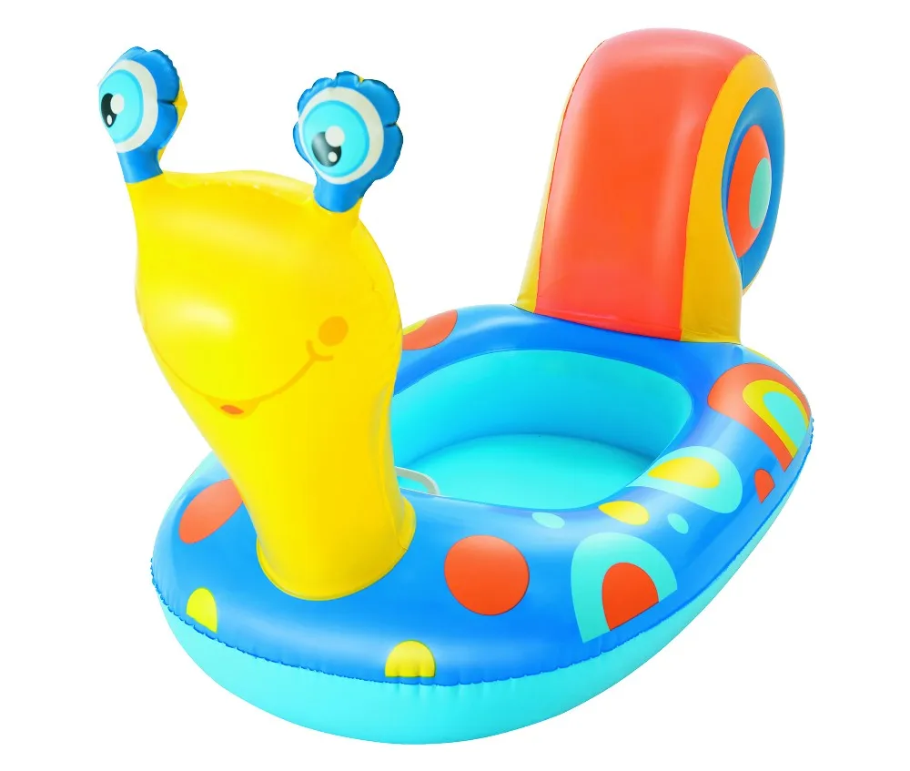 Bestway Baby Happy Snail Float Inflatable Boat Rider On Kids Swimming