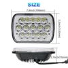 Auto Lighting System Offroad 4x4 5x7inch 7x6inch square led head light 45W 7inch for car and trucks