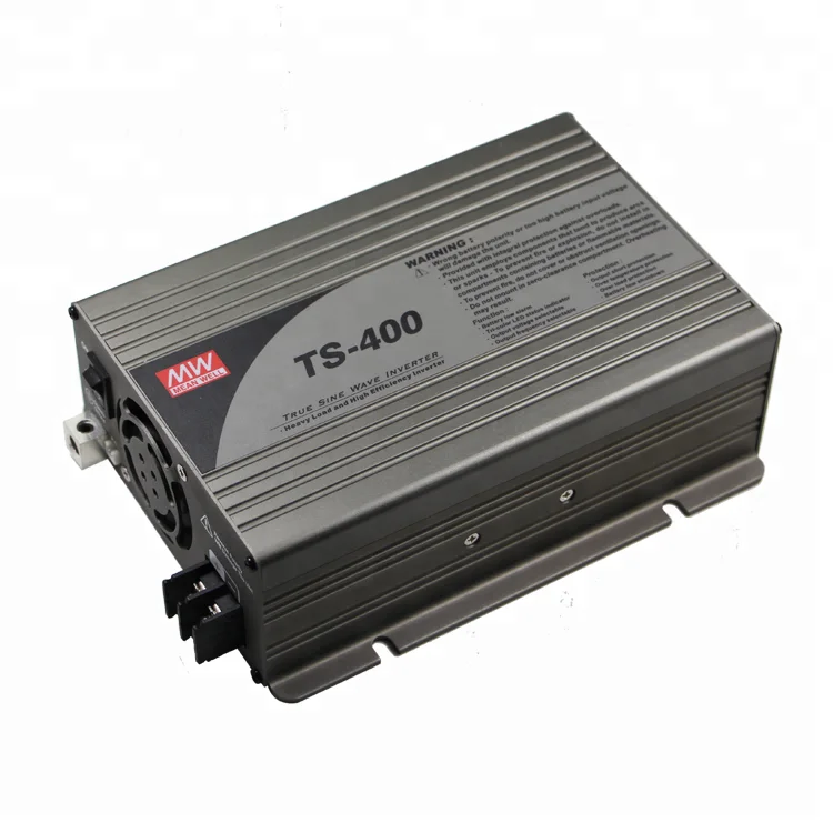 True Sine Wave Dc Ac Power Inverter Meanwell Ts 400 Series Ts 400 224b 400w 20a 24v Dc To Ac 3567