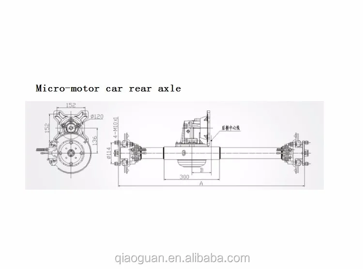 Rear Axle For Electric Micromotor Car From Chongqing Factory With Good