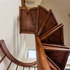 Prima luxury wooden handrail circle stair wood stair step