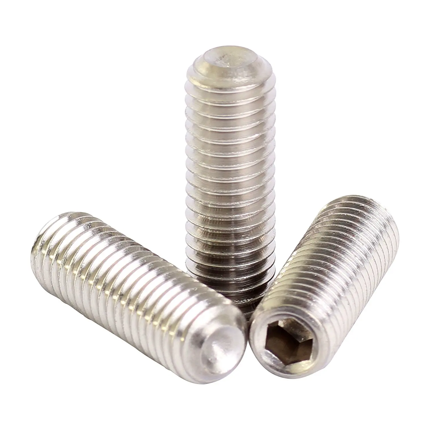 Black Alloy Steel Grade12.9 High Tensile Cup Point Grub Hex Socket Set Screws DIN916 M3 x 10mm 50pcs M3 3mm