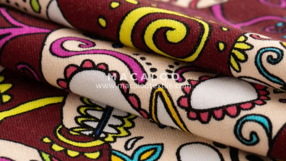 digital print french terry fabric