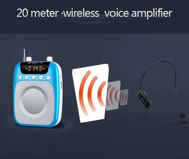 Fm Wireless Mike Amplifier With Shidu Factory Prices Sd-s358 - Buy Mike