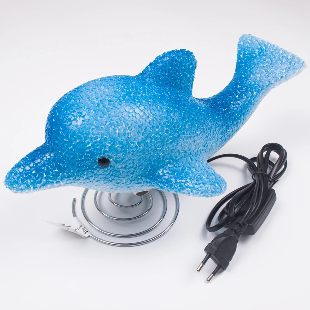 3d Eva dolphin led night light lamp for room decoration