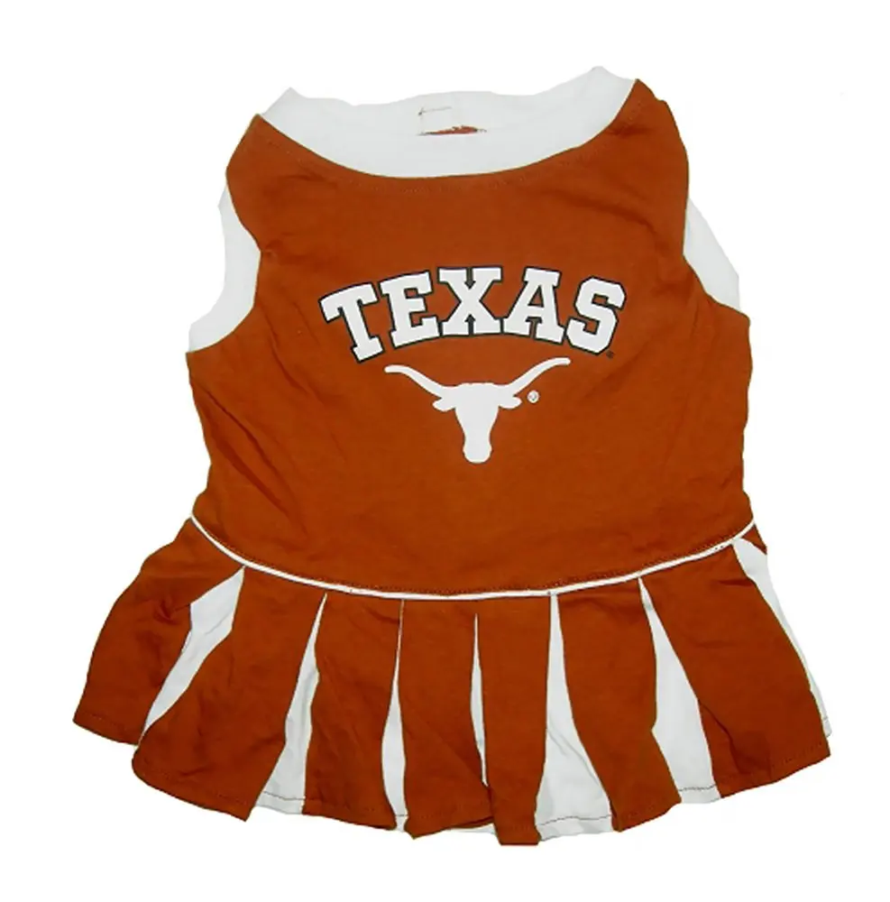 Mirage Pet Products Dog Apparel Texas Longhorns Sports Pet CheerLeading Dre...