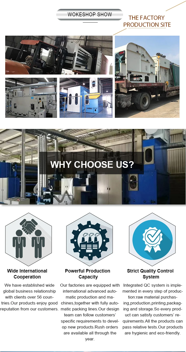 Luxury fabric cotton waste hosiery waste recycling equipment machine