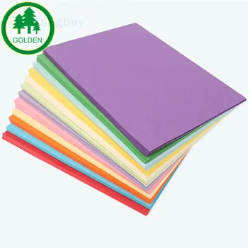 120 Gsm A4 Size Gloss Gold Yellow Color Office Copy Paper In Sheet 