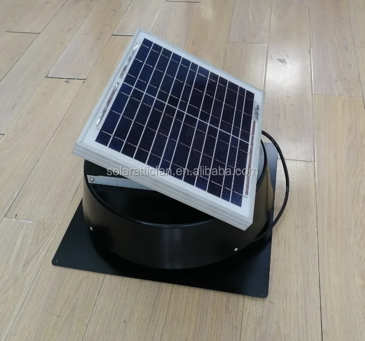 10w Solar Exhaust Fan With Brushless Dc Motor For Garage,Shed