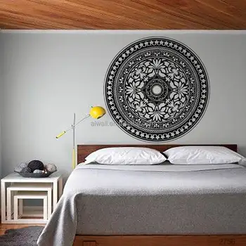 K18 Aiwall Gepersonaliseerde Mandala Wall Art Decals Creative ... K18 Aiwall Gepersonaliseerde Mandala Wall Art Decals Creative ...