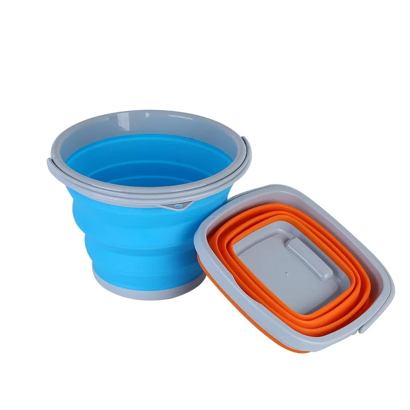 2019 Portable Light Weight Foldable Silicone Collapsible Bucket Buy