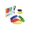 all kinds of popular colorful printed eminem silicone rubber key holder bracelet charms