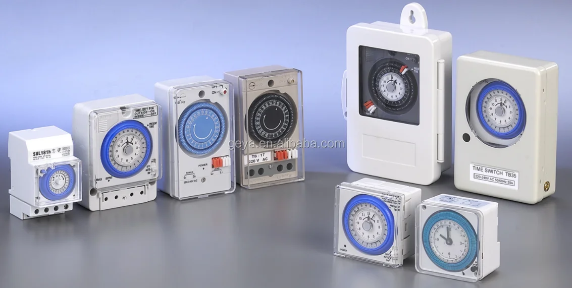 Geya Tb17 24 Hours Programmable Timer 16a Analog Timer Switch 220v