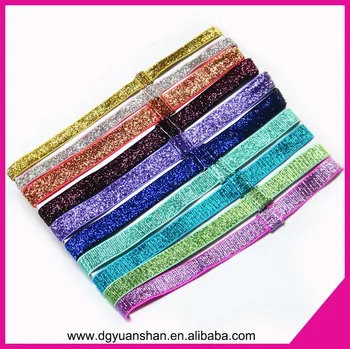 glitter headbands baby elastic adults larger