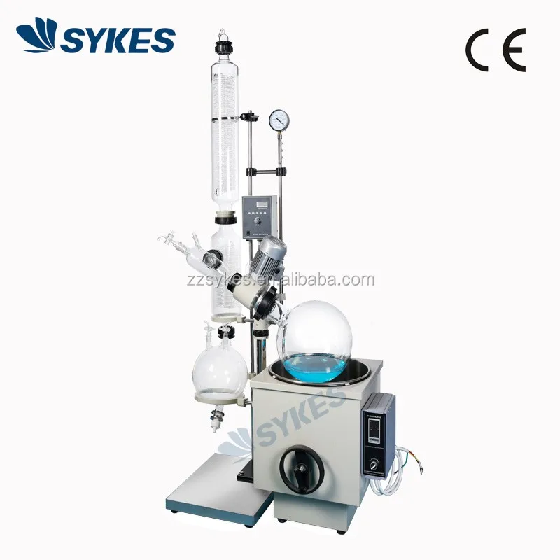 1l 2l 3l 5l Labscale Chemical Twowall Single Jacketed Continuous Stirred Tank Glass Reactor