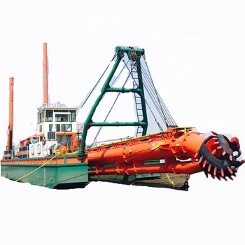 dredger dredging cutter barge