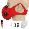Custom Activated Carbon N99 Filter Filtration of Exhaust Gas Pollen Allergy PM2.5 Training Face Anti Pollution Dust Mask