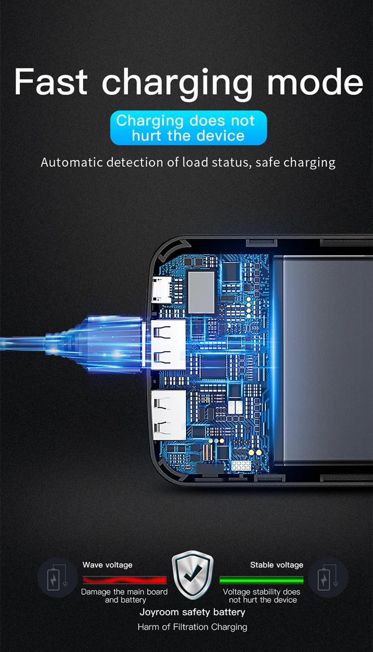 joyroom large capacity back up power bank 20000mah