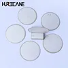 Two-side-electrode P5 Material Piezo Crystal Size 3 x 0.24mm for Measuring