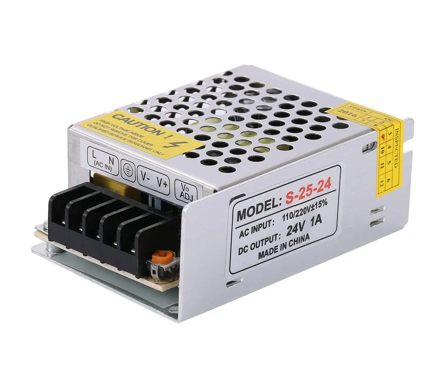 COOLM 24V 1A 25W DC Universal Regulated Switching Power Supply AC to DC 24V 1Amps