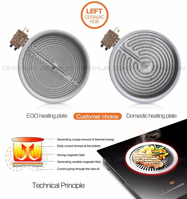 National Mini Electric Touch Low Price Induction Cooker With Power