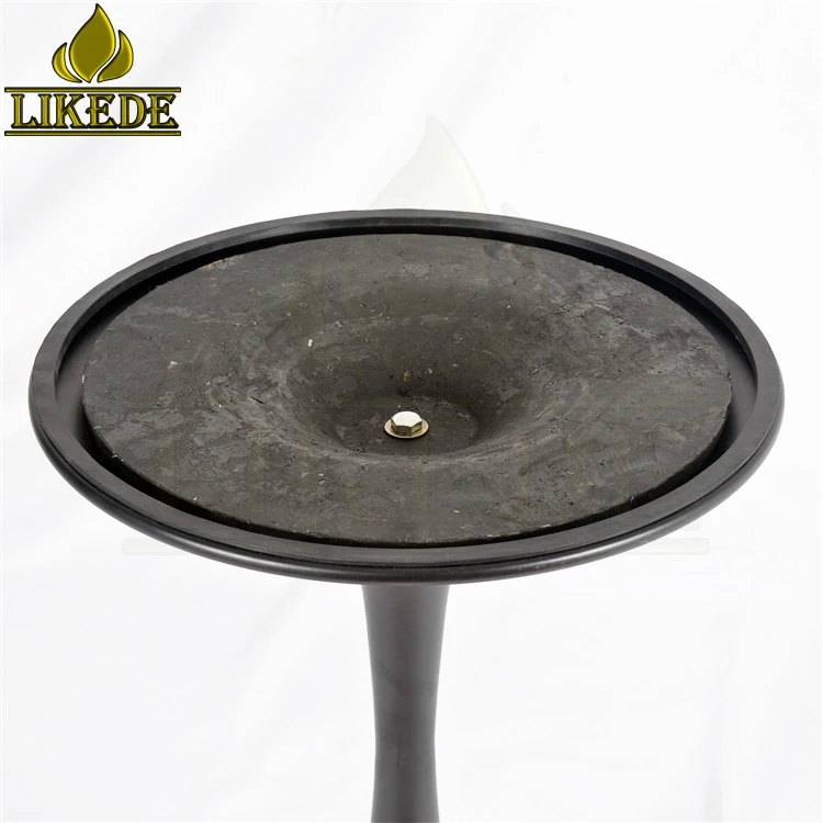 Newest Stainless Steel Tulip Table Leg Saarinen Table Base With Black Iron Heavy Duty Marble Tabletop for Workshops