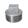malleable iron 4 inch stainless steel Malleable Iron pipe fittings plug plain