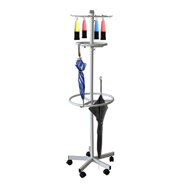 Cheap Indoor Or Outdoor Rotating Umbrella Rack With Wheel Buy