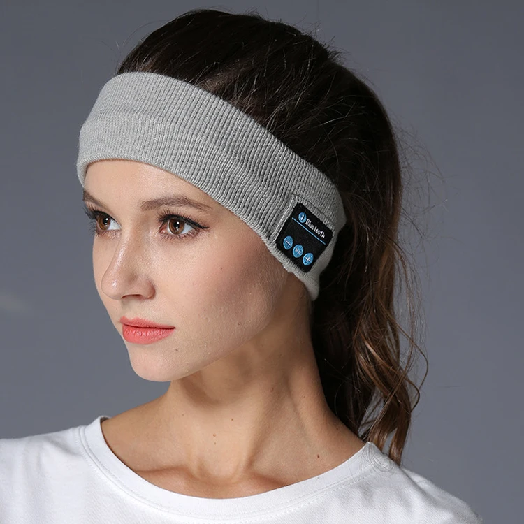 Fashion Knitted Sleep Headset Headband Wireless Headphones For Running