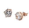 Yiwu jewelry factory statement earrings gold plated cubic zirconia stud earrings