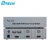DETCH HD 3D Audio Video HDMI USB KVM PS2 Switch 2 to 1