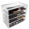 Acrylic 3-Layer Make Up Storage Box Makeup Organizer 3 Drawers Plastic Cosmetic Lipstick Nail Polish Storage