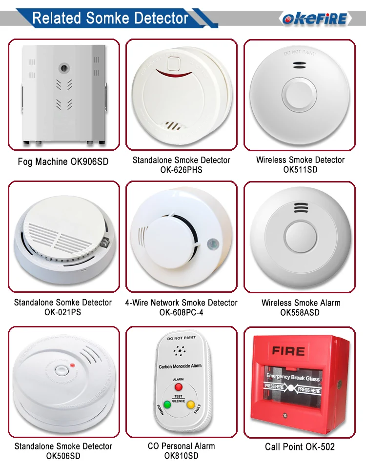 4-wire Network Photoelectric Smoke Detector - Buy Smoke ...