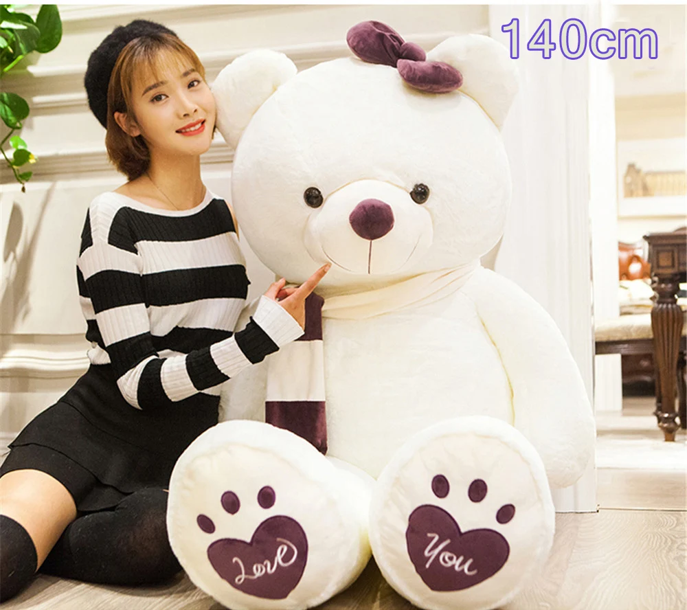 Fancytrader Huge Giant Love Teddy Bears Plush Toys Gifts for Girls Soft Big Stuffed Bears Doll Christmas New Year Valentine's Day Gifts 16