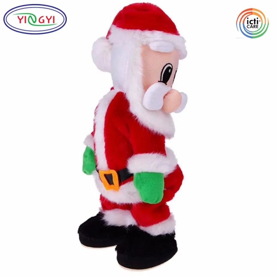 singing plush santa