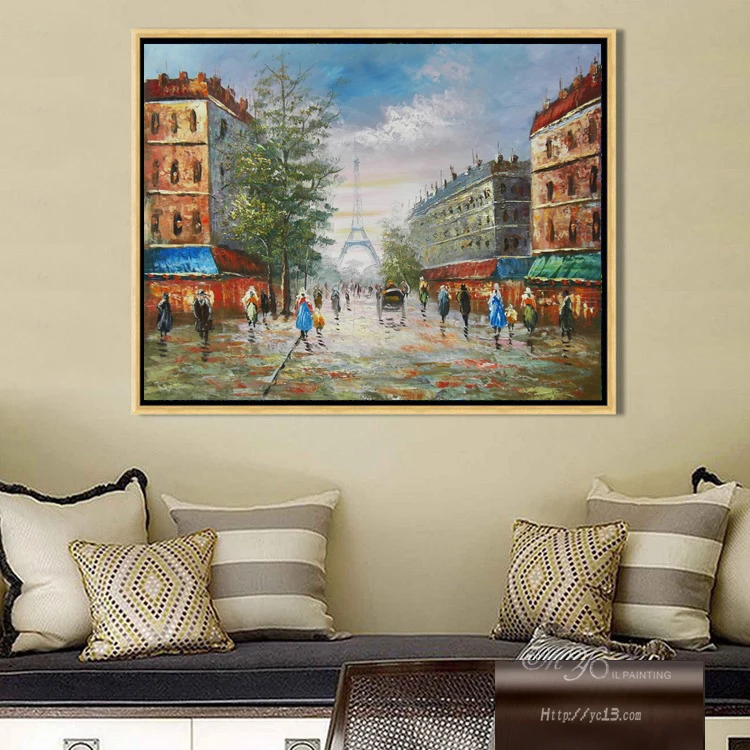 Paris Strasse Landschaft Handgemalte Wandbilder Malerei Fur Wohnzimmer Zq 184 Buy Paris Street Landschaft Olgemalde Paris Strassenszenen Paris Strassenszene Olgemalde Product On Alibaba Com