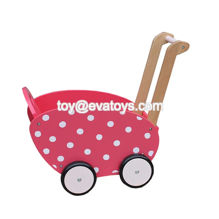New Hottest Baby Push Along Toys Wooden Dolls Pram For For Children 3+ W16e086 Buy Dolls Pram