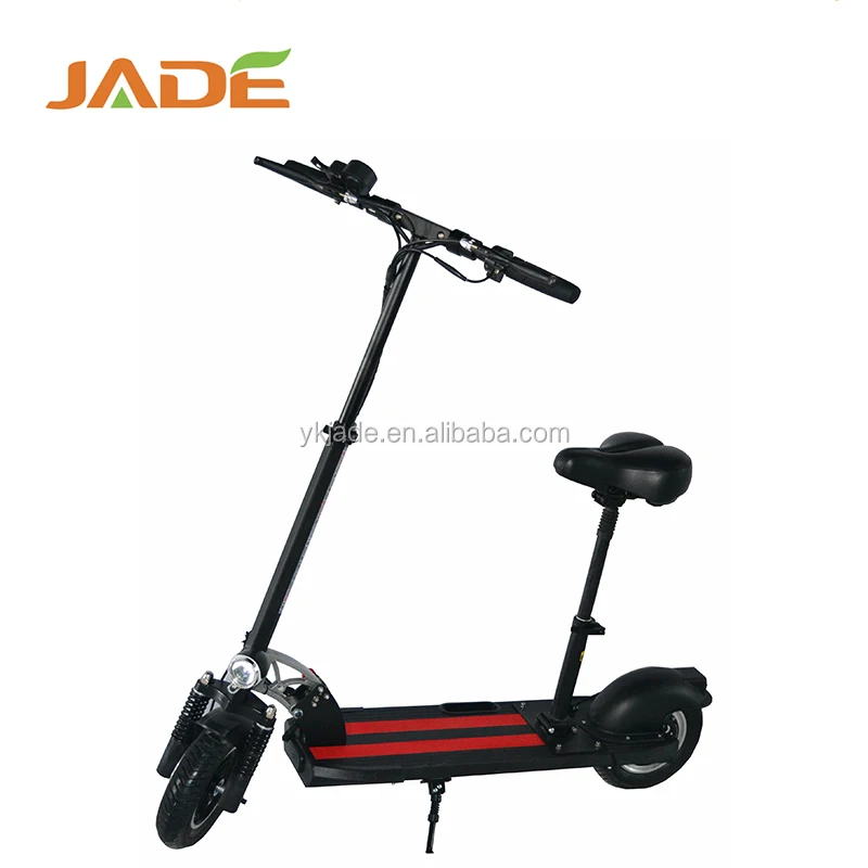 Два колеса складной 400 Вт питания большая батарея электрический самокат с сиденьем для взрослых