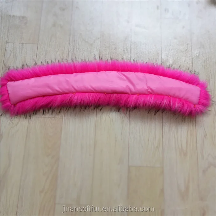 luxuy color faux fur fabric for winter women collar making